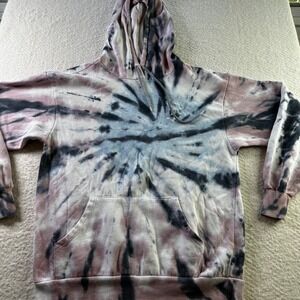 Cut‎ & Paste Tie Dye Skeleton Embroidered Hoodie Sweatshirt Streetwear Cadual S